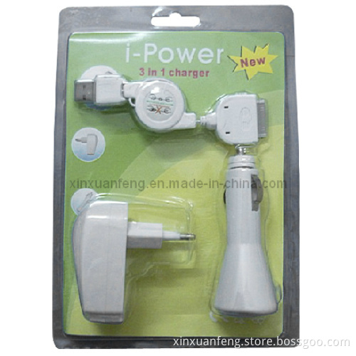 3 in 1 Charger (EU plug) (XF-CK-007)
